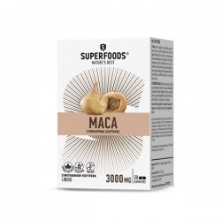 Superfoods Maca Συμπλήρωμα Διατροφής για Ενίσχυση της Libido, 50 veg. caps